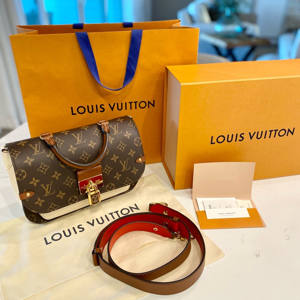 Louis Vuitton Crème Vaugirard Monogram Canvas Bag